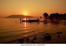 Sunset view at Pakhal Lake  in Warangal.
